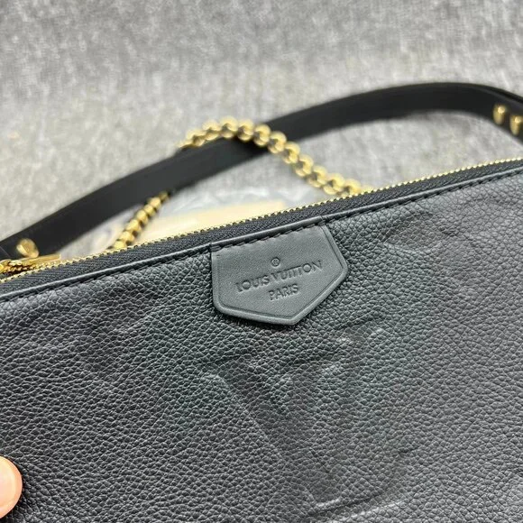 100% Louis Vuitton Multi Pochette Accessories Monogram Leather Satchel - Picture 3 of 16